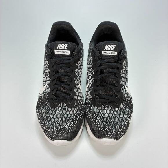 Nike Air Max Sequent 2 Black White Running Shoes 852465-002 Women’s Size 6.5 - Picture 3 of 10